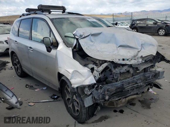 2015 Subaru Forester 2.0XT Premium with VIN JF2SJGDC5FH429634, listed as a Copart auction lot 43223925 with 128,284 mi miles and Salvage Title. Bid and sale history available at carsss.com. Image 4.