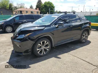 2019 Lexus RX 450h with VIN 2T2BGMCA3KC037404, listed as a Copart auction lot 61683875 with 76,316 mi miles and Salvage title. Bid and sale history available at DreamBid. Image 1.