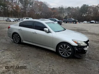 2012 Hyundai Genesis 5.0L with VIN KMHGC4DH3CU185361, listed as a Copart auction lot 85022214 with 198,807 mi miles and Salvage Title. Bid and sale history available at carsss.com. Image 4.