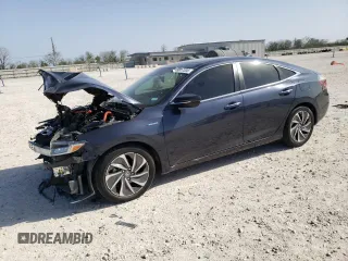 2021 Honda Insight Touring with VIN 19XZE4F91ME002536, listed as a Copart auction lot 49817205 with 48,178 mi miles and Salvage Title. Bid and sale history available at carsss.com. Image 1.