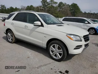 2012 Mercedes-Benz M 350 with VIN 4JGDA2EB1CA023995, listed as a Copart auction lot 48662385 with 121,703 mi miles and Clean Title. Bid and sale history available at DreamBid. Image 4.