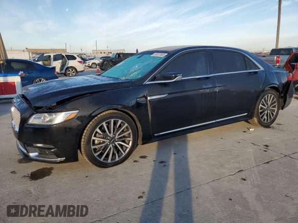 2018 Lincoln Continental Select with VIN 1LN6L9SK7J5603693, listed as a Copart auction lot 89057665 with 89,585 mi miles and Clean Title. Bid and sale history available at carsss.com. Image 1.