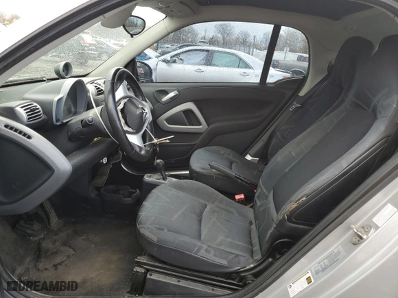 2008 Smart fortwo Pure with VIN WMEEJ31X08K095175, listed as a Copart auction lot 52931165 with 102,299 mi miles and Salvage Title. Bid and sale history available at carsss.com. Image 7.