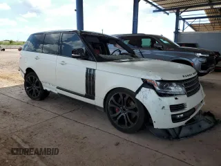 2017 Land Rover Range Rover with VIN SALGW2FEXHA371662, listed as a Copart auction lot 59715995 with 55,365 mi miles and Salvage title. Bid and sale history available at DreamBid. Image 4.