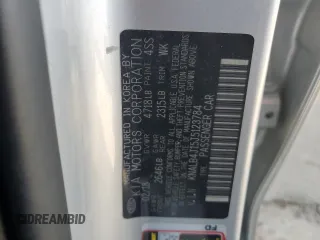 2018 Kia Cadenza Premium with VIN KNALB4J15J5123784, listed as a Copart auction lot 74958984 with 84,179 mi miles and Salvage Title. Bid and sale history available at carsss.com. Image 12.