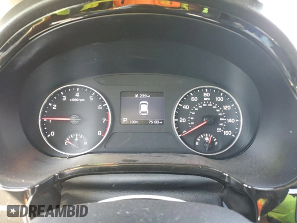 2022 Kia Seltos S with VIN KNDEU2AA4N7305576, listed as a Copart auction lot 52781825 with 75,133 mi miles and Salvage title. Bid and sale history available at DreamBid. Image 9.