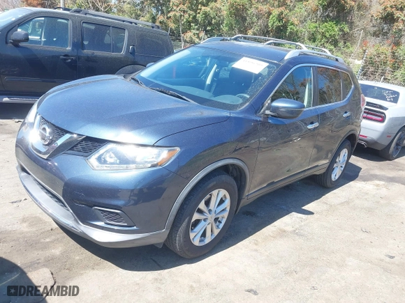 2016 Nissan Rogue S with VIN KNMAT2MVXGP695361, listed as a IAAI auction lot 41896209 with 100,551 mi miles. Bid and sale history available at carsss.com. Image 17.