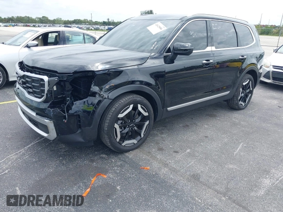 2025 Kia Telluride S with VIN 5XYP6DGC8SG590319, listed as a IAAI auction lot 42625086 with 14,392 mi miles and . Bid and sale history available at DreamBid. Image 17.
