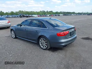 2014 Audi A4 Premium Plus with VIN WAUFFAFL8EN028877, listed as a IAAI auction lot 41736915 with 112,021 mi miles. Bid and sale history available at carsss.com. Image 3.