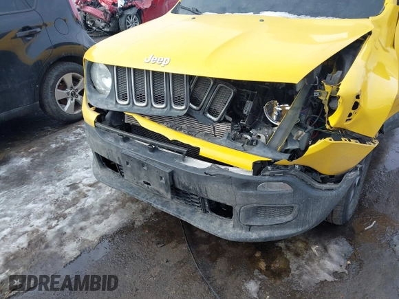 2016 Jeep Renegade Sport with VIN ZACCJAAT8GPC73474, listed as a IAAI auction lot 41599989 with 104,970 mi miles and . Bid and sale history available at DreamBid. Image 6.