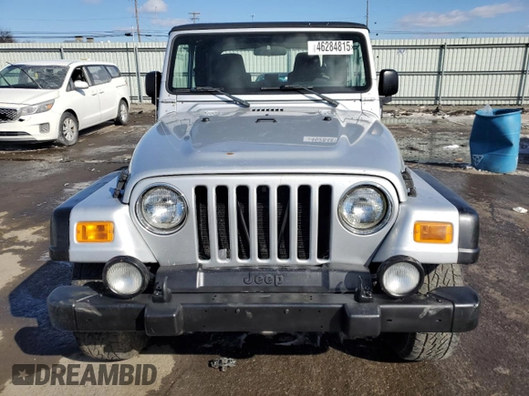 2004 Jeep Wrangler Rubicon with VIN 1J4FA69S14P766938, listed as a Copart auction lot 46284815 with 165,229 mi miles and Salvage Title. Bid and sale history available at carsss.com. Image 5.
