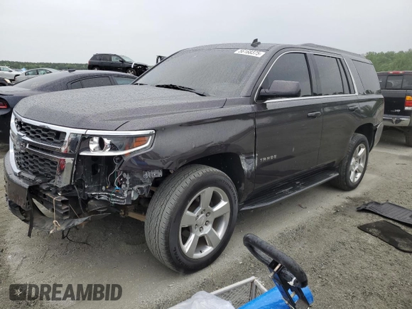 2015 Chevrolet Tahoe LT with VIN 1GNSCBKC9FR118286, listed as a Copart auction lot 56168375 with 144,824 mi miles and Salvage title. Bid and sale history available at DreamBid. Image 1.