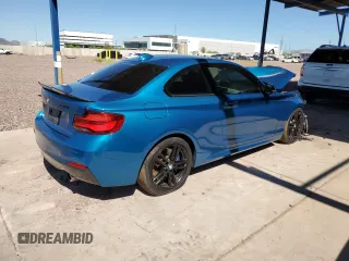 2021 BMW 2 Series M240i with VIN WBA2J5C02M7G34812, listed as a Copart auction lot 67790704 with 46,008 mi miles and Salvage Title. Bid and sale history available at carsss.com. Image 3.