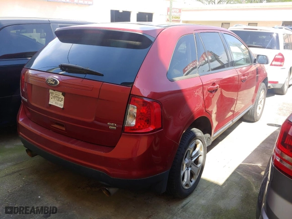 2013 Ford Edge SEL with VIN 2FMDK4JC2DBB62448, listed as a Copart auction lot 53973925 with 233,534 mi miles and Clean Title. Bid and sale history available at carsss.com. Image 4.