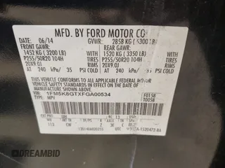 2015 Ford Explorer Sport z VIN 1FM5K8GTXFGA00534, wystawiony jako IAAI lot #42562157 z przebiegiem 178 420 mil mil oraz . Historia ofert i sprzedaży dostępna na DreamBid. Obrazek 9.