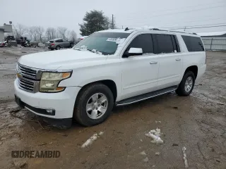 2015 Chevrolet Suburban LTZ with VIN 1GNSKKKC8FR203560, listed as a Copart auction lot 44906095 with 242,912 mi miles and Clean Title. Bid and sale history available at carsss.com. Image 1.