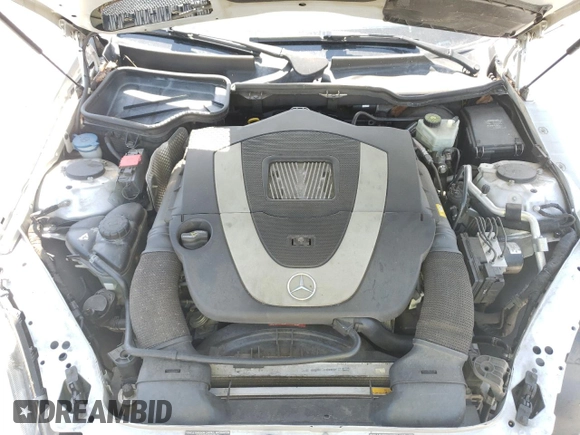 2007 Mercedes-Benz SLK 280 with VIN WDBWK54F47F158590, listed as a Copart auction lot 57837415 with 128,259 mi miles and Salvage title. Bid and sale history available at DreamBid. Image 11.