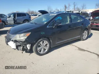 2010 Lexus HS 250h with VIN JTHBB1BAXA2001725, listed as a Copart auction lot 46612455 with 171,808 mi miles and Clean Title. Bid and sale history available at carsss.com. Image 1.