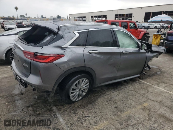 2024 Infiniti QX50 Luxe z VIN 3PCAJ5BA5RF105894, wystawiony jako Copart lot #62565715 z przebiegiem Nie podano mil oraz Nie do naprawy • Non repairable. Historia ofert i sprzedaży dostępna na DreamBid. Obrazek 3.