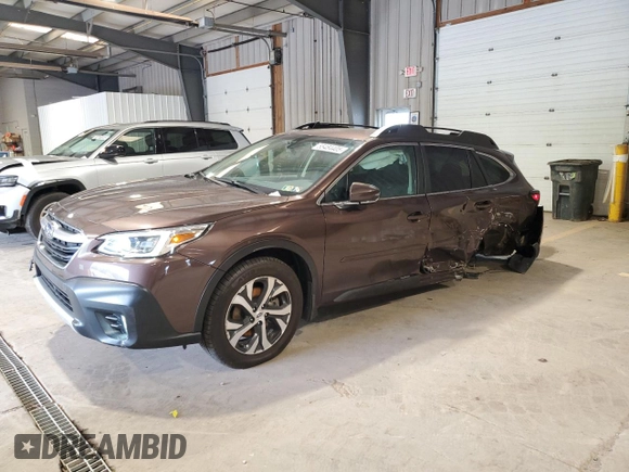 2021 Subaru Outback Limited с VIN 4S4BTAMCXM3204752, выставлен на аукционе Copart как лот 55484405 с пробегом 42 460 миль миль и Списание • Salvage title. История ставок и продаж доступна на DreamBid. Изображение 1.