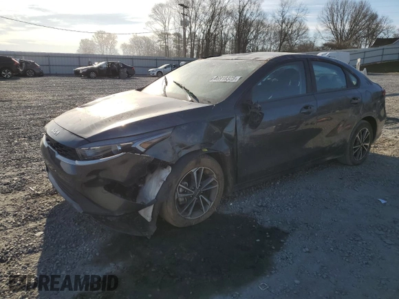 2024 Kia Forte LXS with VIN 3KPF24AD7RE703838, listed as a Copart auction lot 46918325 with 11,256 mi miles and Salvage Title. Bid and sale history available at carsss.com. Image 1.