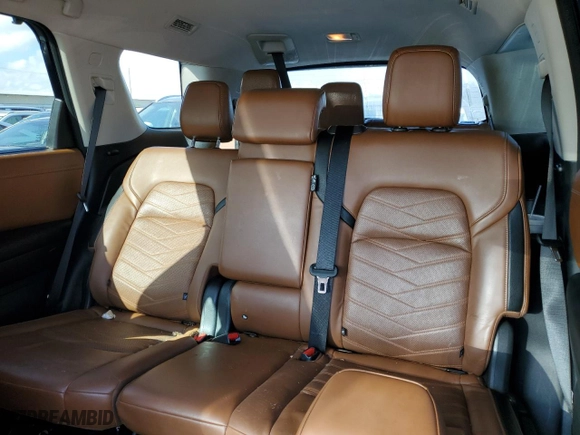 2022 Nissan Pathfinder Platinum with VIN 5N1DR3DG2NC268341, listed as a Copart auction lot 74217384 with 32,555 mi miles and Non Repairable. Bid and sale history available at carsss.com. Image 10.