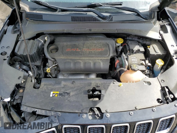 2018 Jeep Compass Latitude с VIN 3C4NJDBB0JT103397, выставлен на аукционе Copart как лот 56085475 с пробегом 108 509 миль миль и Списание • Salvage title. История ставок и продаж доступна на DreamBid. Изображение 12.