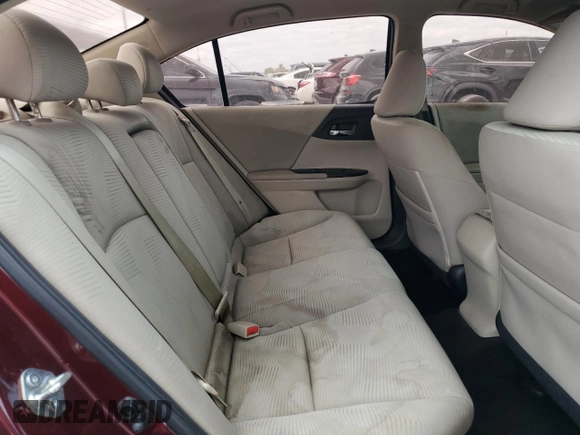 2015 Honda Accord Sedan LX with VIN 1HGCR2F36FA237211, listed as a Copart auction lot 53950105 with 89,639 mi miles and Salvage Title. Bid and sale history available at carsss.com. Image 10.