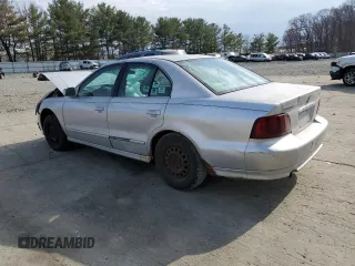 2002 Mitsubishi Galant ES with VIN 4A3AA46G62E163350, listed as a Copart auction lot 51076475 with 205,931 mi miles and Salvage Title. Bid and sale history available at carsss.com. Image 2.