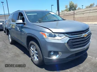 2019 Chevrolet Traverse LT Cloth with VIN 1GNERGKWXKJ282609, listed as a IAAI auction lot 42487025 with 85,152 mi miles and . Bid and sale history available at DreamBid. Image 1.