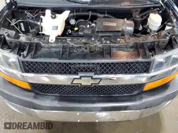 2011 Chevrolet Express Passenger 1LT with VIN 1GAZG1FGXB1118401, listed as a Copart auction lot 61633484 with 92,133 mi miles and Salvage title. Bid and sale history available at DreamBid. Image 12.