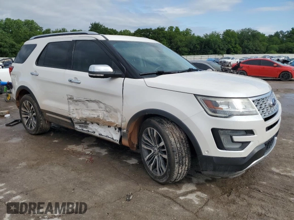 2016 Ford Explorer Platinum с VIN 1FM5K8HT3GGC30965, выставлен на аукционе Copart как лот 58735995 с пробегом 105 703 миль миль и Списание • Salvage title. История ставок и продаж доступна на DreamBid. Изображение 4.