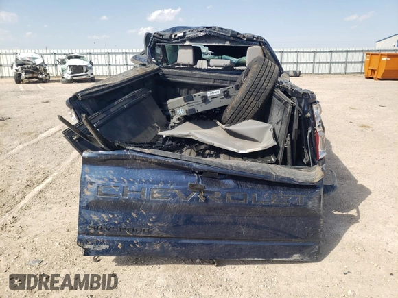 2022 Chevrolet Silverado 1500 LT Trail Boss with VIN 1GCPYFED6NZ124279, listed as a Copart auction lot 50719545 with Not Provided miles and Salvage Title. Bid and sale history available at DreamBid. Image 6.