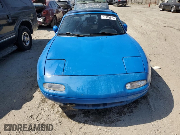 1991 Mazda MX-5 Miata Special Edition z VIN JM1NA3510M1218378, wystawiony jako Copart lot #57149615 z przebiegiem 147 632 mil mil oraz Czysty tytuł • Clean title. Historia ofert i sprzedaży dostępna na DreamBid. Obrazek 6.