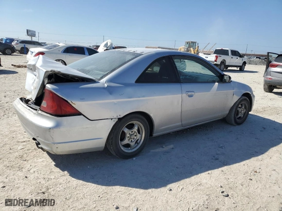 2001 Honda Civic EX with VIN 1HGEM22901L032398, listed as a Copart auction lot 47037665 with 181,838 mi miles and Salvage Title. Bid and sale history available at carsss.com. Image 3.