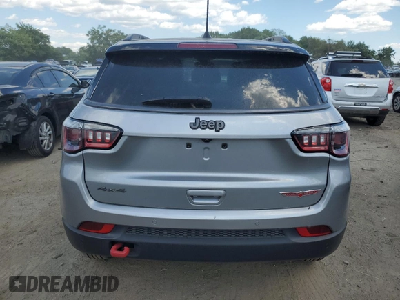 2021 Jeep Compass Trailhawk z VIN 3C4NJDDB1MT529228, wystawiony jako Copart lot #60490744 z przebiegiem 64 949 mil mil oraz Szkoda całkowita • Salvage title. Historia ofert i sprzedaży dostępna na DreamBid. Obrazek 6.