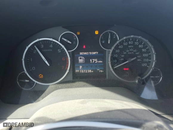 2015 Toyota Tundra 4WD Truck SR with VIN 5TFUW5F16FX474791, listed as a Copart auction lot 48334615 with 197,238 mi miles and Salvage Title. Bid and sale history available at carsss.com. Image 9.