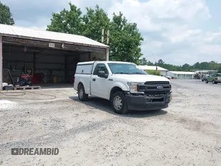 2018 Ford F-150 XL with VIN 1FTMF1CB3JKE51738, listed as a IAAI auction lot 42387561 with 110,951 mi miles and . Bid and sale history available at DreamBid. Image 1.