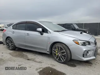 2020 Subaru WRX STI with VIN JF1VA2E6XL9820653, listed as a Copart auction lot 46709145 with 13,134 mi miles and Salvage Title. Bid and sale history available at carsss.com. Image 4.