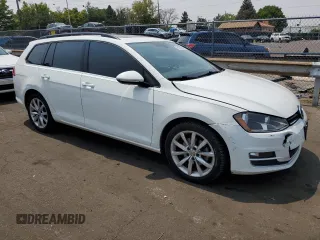 2017 Volkswagen Golf SportWagen S with VIN 3VWC17AU9HM503584, listed as a Copart auction lot 64695784 with 77,132 mi miles and Salvage Title. Bid and sale history available at carsss.com. Image 4.