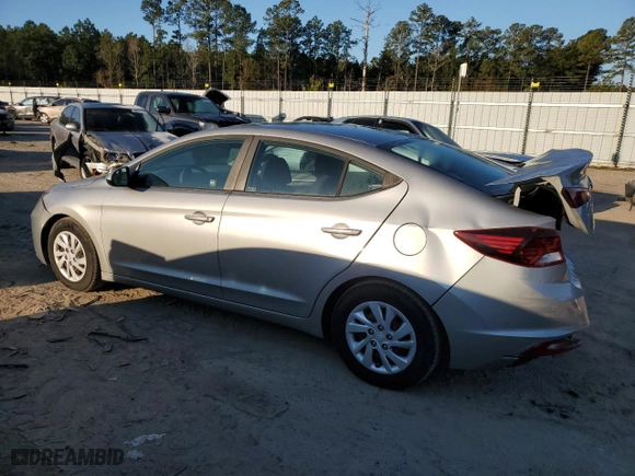 2020 Hyundai Elantra SE with VIN 5NPD74LF3LH595910, listed as a Copart auction lot 88266225 with 46,451 mi miles and Salvage Title. Bid and sale history available at carsss.com. Image 2.