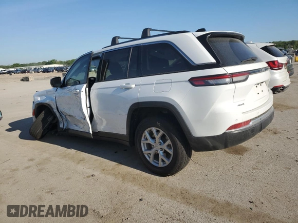 2023 Jeep Grand Cherokee Limited z VIN 1C4RJHBG1PC523873, wystawiony jako Copart lot #55999025 z przebiegiem 63 273 mil mil oraz Szkoda całkowita • Salvage title. Historia ofert i sprzedaży dostępna na DreamBid. Obrazek 2.