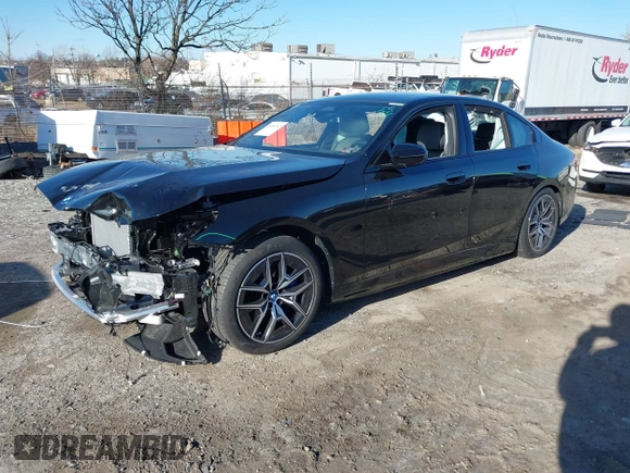 2024 BMW i5 eDrive40 with VIN WBY33FK00RCP37858, listed as a IAAI auction lot 41016747 with Not provided miles and . Bid and sale history available at DreamBid. Image 17.