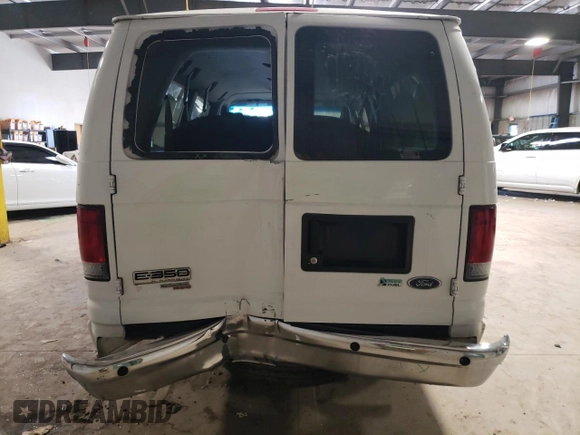 2013 Ford Econoline Passenger XL with VIN 1FBSS3BL9DDA33707, listed as a Copart auction lot 62903564 with 106,976 mi miles and Salvage Title. Bid and sale history available at DreamBid. Image 6.