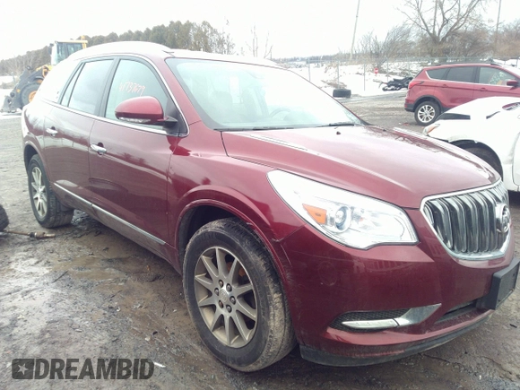 2015 Buick Enclave Leather with VIN 5GAKVBKD9FJ224801, listed as a IAAI auction lot 41737679 with 100,115 mi miles and . Bid and sale history available at carsss.com. Image 1.