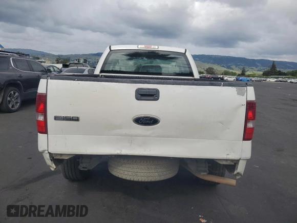 2005 Ford F-150 STX with VIN 1FTRX12W15FB65991, listed as a Copart auction lot 54858525 with 281,477 mi miles and Salvage Title. Bid and sale history available at carsss.com. Image 6.