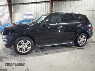 2014 Mercedes-Benz M 350 with VIN 4JGDA5HB5EA375834, listed as a Copart auction lot 75946593 with 120,622 mi miles and Salvage title. Bid and sale history available at DreamBid. Image 1.