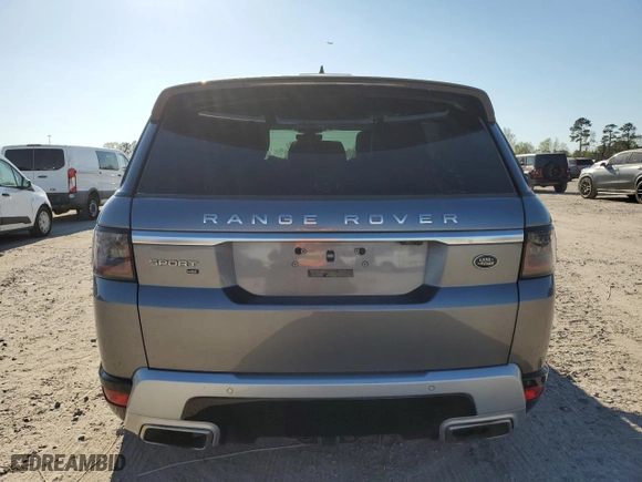 2020 Land Rover Range Rover Sport HSE with VIN SALWR2SU1LA717879, listed as a Copart auction lot 50213515 with 127,364 mi miles and Salvage Title. Bid and sale history available at carsss.com. Image 6.