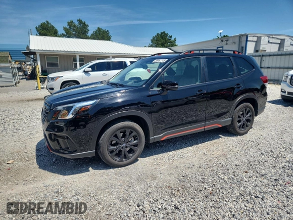 2024 Subaru Forester Special Sports with VIN JF2SKAGC1RH403719, listed as a Copart auction lot 58961745 with 25,489 mi miles and Salvage title. Bid and sale history available at DreamBid. Image 1.