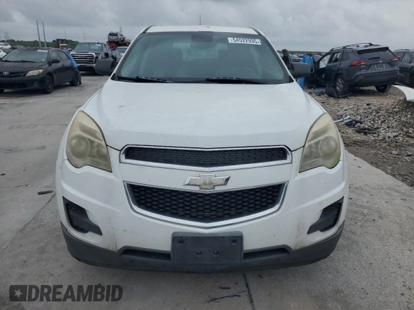2013 Chevrolet Equinox LS with VIN 2GNALBEK0D6121973, listed as a Copart auction lot 54522935 with Not Provided miles and Clean Title. Bid and sale history available at DreamBid. Image 5.